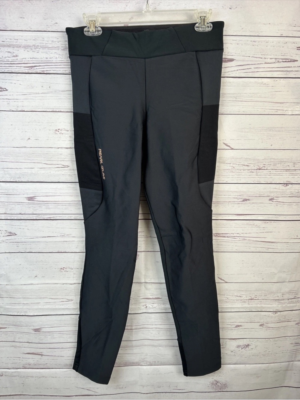Pearl iZumi Womens XLarge Black Softshell Fleece Lined Warm AmFIB Cycling Tights
